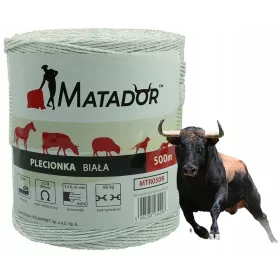 Matador Plecionka za električne ograde 500m bijela