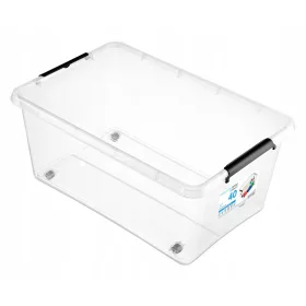 Kutija na kotačićima, s prozirnim poklopcem