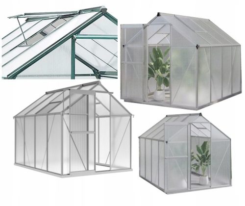 Vrhunski staklenik za vrt - Cultivo staklenik 245 x 183 m x 205 cm