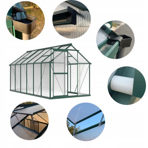 Vrhunski staklenik za vrt - Cultivo staklenik 303 x 183 m x 205 cm