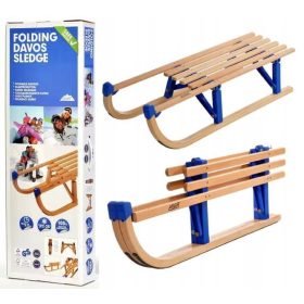   Drvene Sklopive Sanjke za Odrasle i Djecu, Sigurna Vožnja na Zimskim Radostima