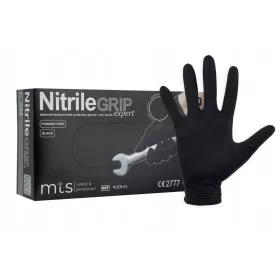    MTS sigurnosne i zaštitne gumene rukavice crne jake debele radne naočale gripzzly veličina 10 - XL 25 pari