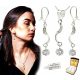Elegantni set srebrnog nakita sa cirkonijama + besplatno graviranje