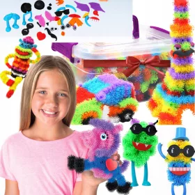   RZEPY CZEPY KOCKE KUGLICE U BOJI KREATIVNE 800 EL XXL IGRAČKE LIVING COLORS