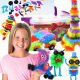 RZEPY CZEPY KOCKE KUGLICE U BOJI KREATIVNE 800 EL XXL IGRAČKE LIVING COLORS