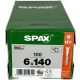 Spax Premium Drveni Vijci 6,0x140 WIROX TXTG Pakiranje 100 kom