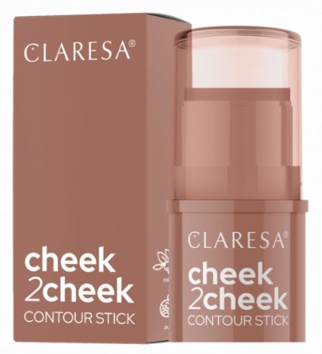 Claresta Sjenilo 2 u 1 Bronzer Stick 02 Mliječna Čokolada