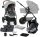  Kinderkraft XMOOV CT 3u1 multifunkcionalna kolica Gondola Stroller Svijetlo siva