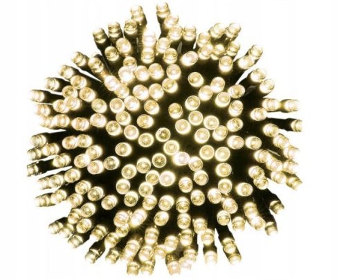 LED Božićno drvce sa 300 toplih bijelih svjetala za vanjsku i unutarnju upotrebu, dužine 18 metara