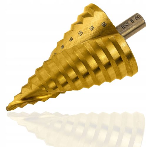 WIERTŁO STOPNIOWE STOŽKOVO SPIRALNO HSS 6-60 MM