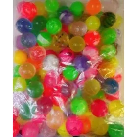    GUMENE lopte, gumene lopte, 100 komada, 2,5 cm, set u MIX vrećici