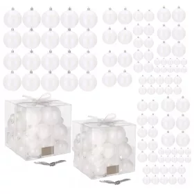  BOŽIĆNE KUGLICE BOŽIĆNI UKRASI SET KUGLICA