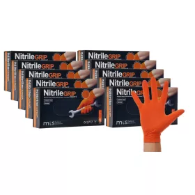    MTS sigurnost i zaštita Nitrile GRIP Orange rukavice narančaste snažne rukavice veličine 8 - M 250 pari
