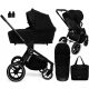 Muuvo Quick 4.0 Kombinirana Kolica Classic Black - Luksuzni set s vrhunskom opremom