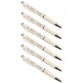 Dugopis za varanje bilješke 6 komada - Bijela