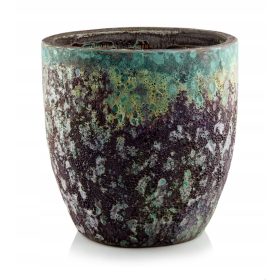    Polnix saksija 46 cm x 46 x 46 cm promjer 46 cm keramika višebojna