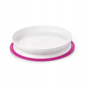 Taler s Silikonskom Vakuumskom Čašicom Oxo STABILNI Pink