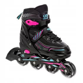    Croxer Optima Mint/Pink podesive rolerske klizaljke 39-42 Abec7 guma