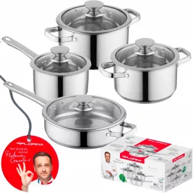 Set lonaca Florina Dover, nehrđajući čelik, 8 kom.