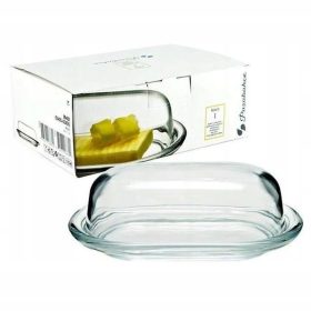   Pojilica za maslac Pasabahce, staklena posuda za posluživanje maslaca