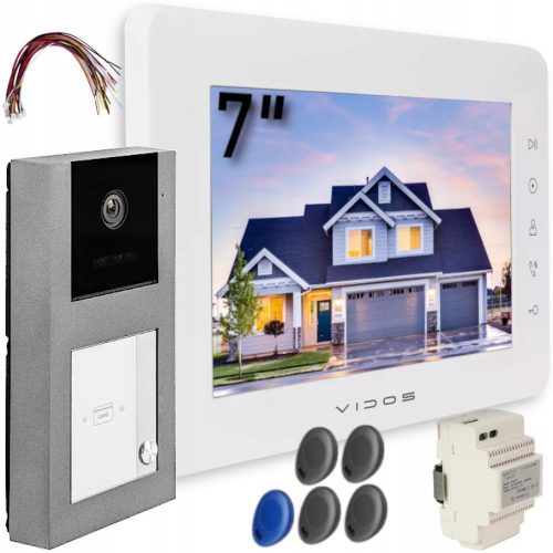 Monitor za video portafon VIDOS X M12W + 2 dodatna proizvoda