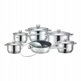 Hoffman Elegance set lonaca, nehrđajući čelik, 12 kom.