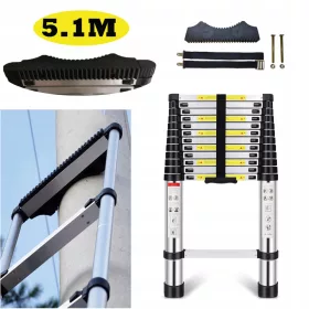 Ljestve 5,1 m aluminijske 13 do 150 kg