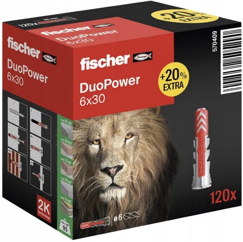 DUOPOWER FISCHER KOLO 6x30 100kom