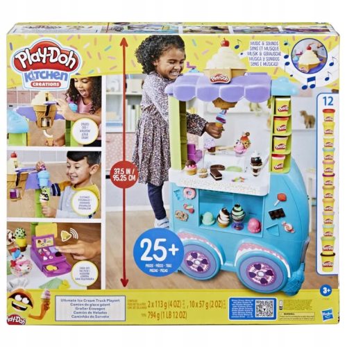 Velika Ledenica Play-Doh s Kolicima za Kreativnu Igru F1039