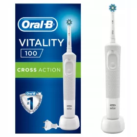    Oral-B Vitality 100 električna četkica za zube s Braun tehnologijom, bijela, 1 kom