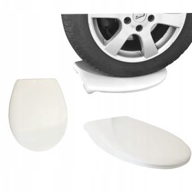 Hamburger WC daska CERSANIT MITO, bijeli polipropilen