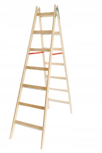 Ljestve za slikanje 3,73 m drvo 7