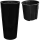  Lamela saksija 30 cm x 30 x 57 cm promjer 30 cm plastična crna