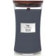 Tradicionalna svijeća od soje INDIGO SUEDE Woodwick 1 kom.