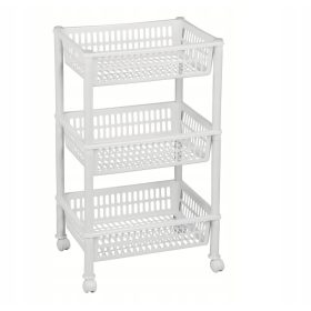 Kupaonska polica Plast-Team Jumbo Eco 68,5x39,4x29 cm bijela