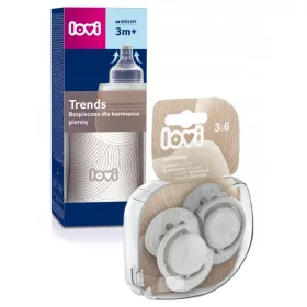   LOVI Set za poklon HARMONIJA bočica 240 ml + duda 3-6 mjeseci