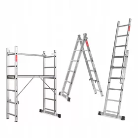 Baulich ljestve 2,98 m aluminijske 2 x 6 do 150 kg