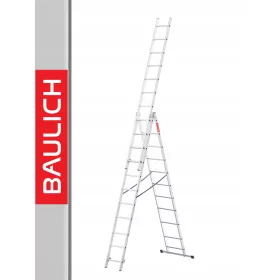 Baulich ljestve 6,55 m aluminijske 3 x 11 do 150 kg