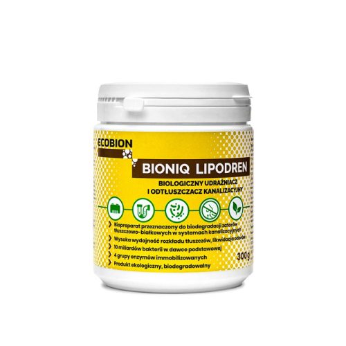 Preparat za uklanjanje masnoće iz cijevi, BioniQ LipoDren biološki odtapčivač, 300g