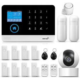   BEŽIČNI KUĆNI ALARMNI SUSTAV PGST GSM/WIFI SA SENZOROM POKRETA