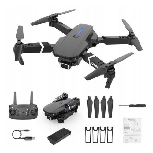 Dron E88 PRO sa 2 kamere WIFI, akrobacije i znanost