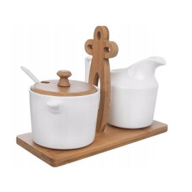   Set za šećer i mlijeko s posudom za šećer, stalakom za mlijeko i žličicom 280 ml