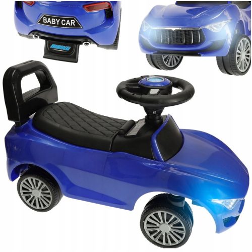  Automobil na guranje sa zvukom i svjetlima, plavi, POKLON za djecu