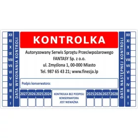KONTROLA POŽARA SAMOLJEPLJIVIH APARATA - 100 KOM