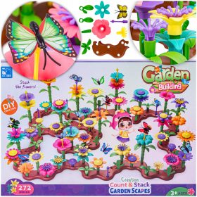    SET CREATIVE Construction Blocks FLOWERS to Build GARDEN 272 kom.
