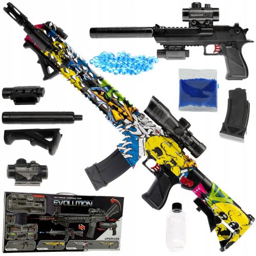 Karabin Automatski za Orbeez gel kuglice - Set sa Laserom