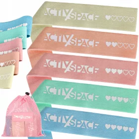    HIP BAND mini Gumene otporne trake Materijal za fitness vježbe set od 5 kom