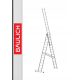 Baulich ljestve 10,4 m aluminijske 3 x 15 do 150 kg