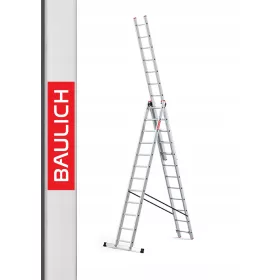 Baulich ljestve 8,1 m aluminijske 3 x 12 do 150 kg