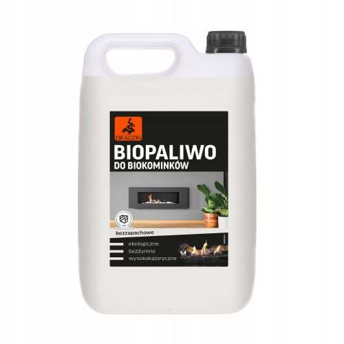 Biogorivo bez mirisa za biokamin DRAGON 5L